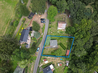 Krásné místo nad řekou, prodej chaty a stavebního pozemku 45