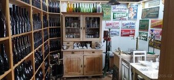 Pivní láhve, sklenice, cedule, půllitry - tel - 797 647 166
