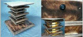 dřevěný podstavec (stojan - noha) model - PAGODA 4, 1 ks