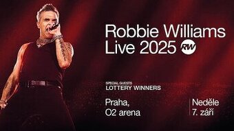 ROBBIE WILLIAMS PRAHA 7.9.2025