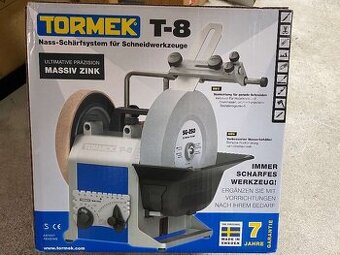 Tormek T8 + HTK-706 příslušenství – nevyužitý, jako nový