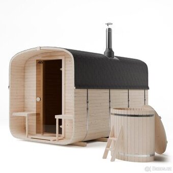 ZAHRADNÍ SUDOVÁ SAUNA QUADRO 340 cm 3QL