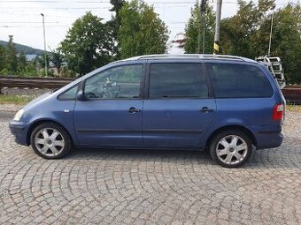 Ford Galaxy 1,9Tdi 110kW VW motor BTB 7 MÍST otočné sedačky