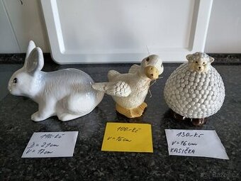 Keramika zvířátka. Zajíc prodaný.