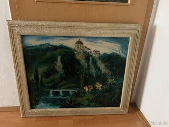 Obraz olej na kartonu