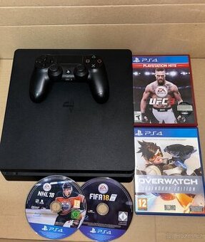 Ps4 + 3 hry a ovladač