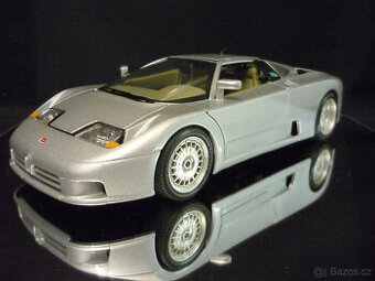 Bugatti EB110 stříbrné Bburago 1/18
