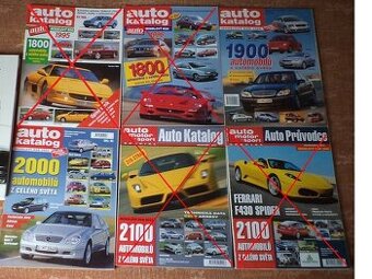 Autokatalogy / Autoprůvodce – prodej nebo výměna
