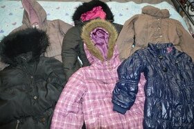 140 146 152 158 zimní bunda kabát s kožíškem