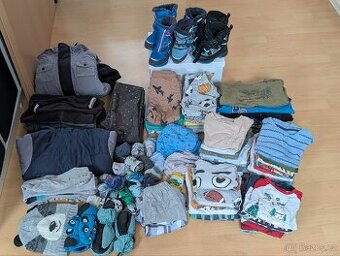Balík oblečení a boty pro kluka 92,98