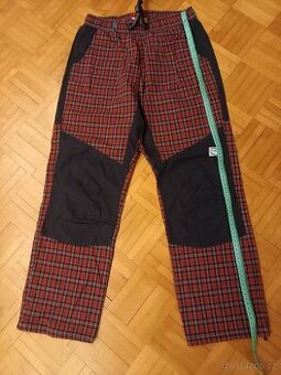 Letní outdoorové kalhoty Neverest - červené- vel. 152