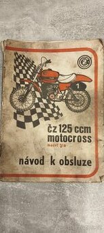NÁVOD K OBSLUZE / SERVISNÍ MANUÁL – ČZ 125 typ 516 – rok1983
