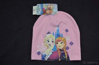 jarní čepice Frozen nová, šátek,vel.86-116, 40kč, bavlna