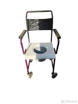 Toaletní židle na kolečkách