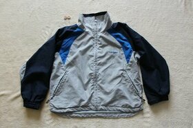 Dětská sportovní bunda LEWRO, vel. 140-146 (modrá/šedá) - 1