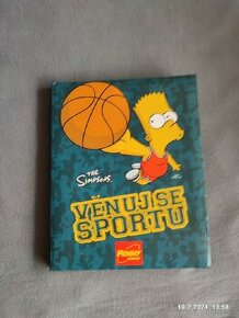 Prodám sběratelské album Simpsonovi: "věnuj se sportu" - 1