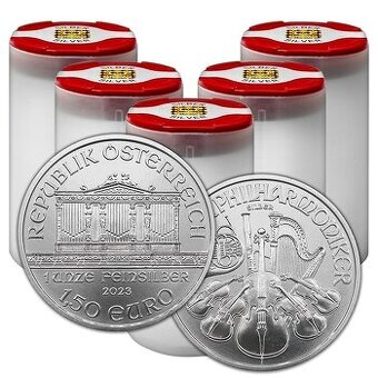 Koupím stříbrné investiční mince, 1oz