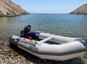 spolehlivá a rychlá loď Zodiac 340 + suzuki DF 15 4takt