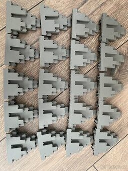 LEGO skály šedé 20ks