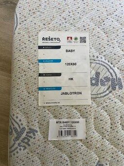 Matrace 120x60 MTR Baby Jablotron