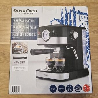Espresso kávovar Silvercrest