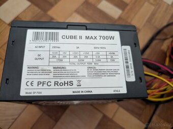 Prodám zdroj pro pc Cube II MAX 700W
