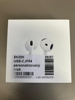 Sluchátka Apple AirPods 2024 4. generace