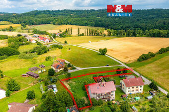 Prodej pozemku k bydlení, 959 m², Velký Bor u Strunkovic