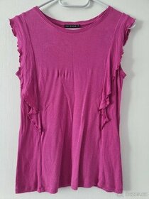 Dámské triko s volánky XS