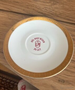 RETRO talířek Důl Rudý Říjen