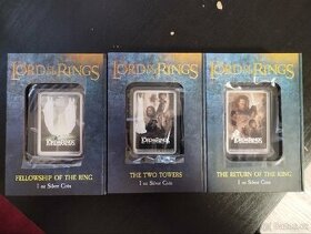 STŘÍBRNÉ MINCE LordOfTheRings™3x1OZ 2022 PROOF limit/3000ks