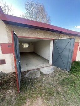 Pronájem zděné suché garáže 21 m2