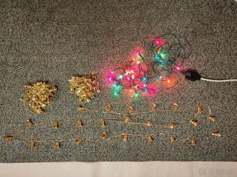 Retro vánoční osvětlení na stromeček