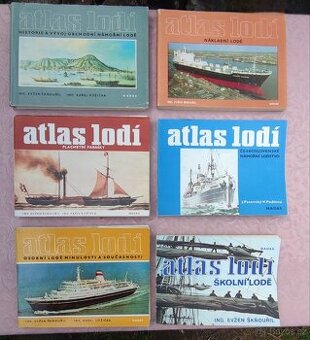 Atlas lodí (6 dílná sada)