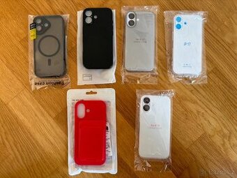 Obaly na iPhone 17 + ochranné sklíčko
