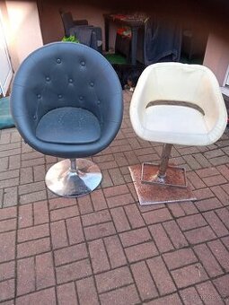 kožené otočné křeslo,nast vyska