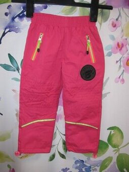 Dívčí sytě růžové oteplovačky vel.92