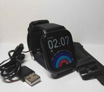 Nové velké chytré hodinky, v balení dva řemínky