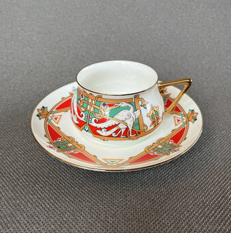 Šálek s podšálkem Pohádkové ptáci, IFZ Lomonosov