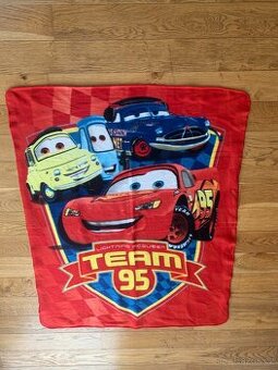 Dětská fleecová deka Auta (Cars, Blesk McQueen)