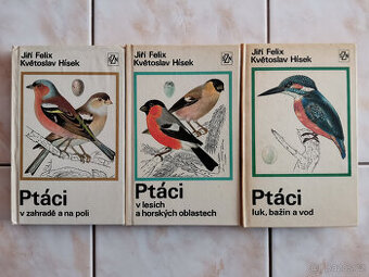 3 knihy Ptáci v....
