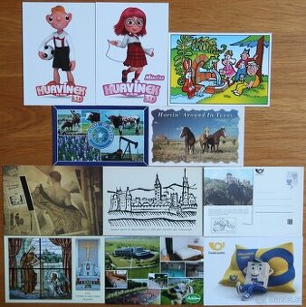 Prodám pohledy neprošlé poštou