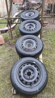 4x Plechové disky 14" Citroën C3 / Peugeot 206 (4x108, ET24