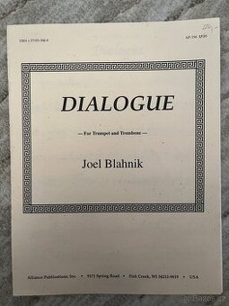 Joel Blahnik: Dialogue For Trumpet and Trombone