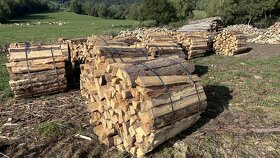 Štípané palivové dřevo - dovoz zdarma (Jižní Čechy)
