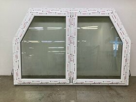 Dvoukřídlé okno - šikmina 2315x1540 mm