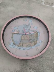 Nové nástěnné dětské hodiny Disney (Růžové Baby) - 1