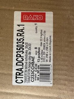 Dlažba RAKO Travertin 30x30