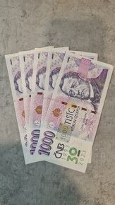 Výroční bankovky 1000 Kč