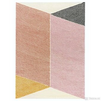 Designový koberec NJRD Rectangles Wool Rug